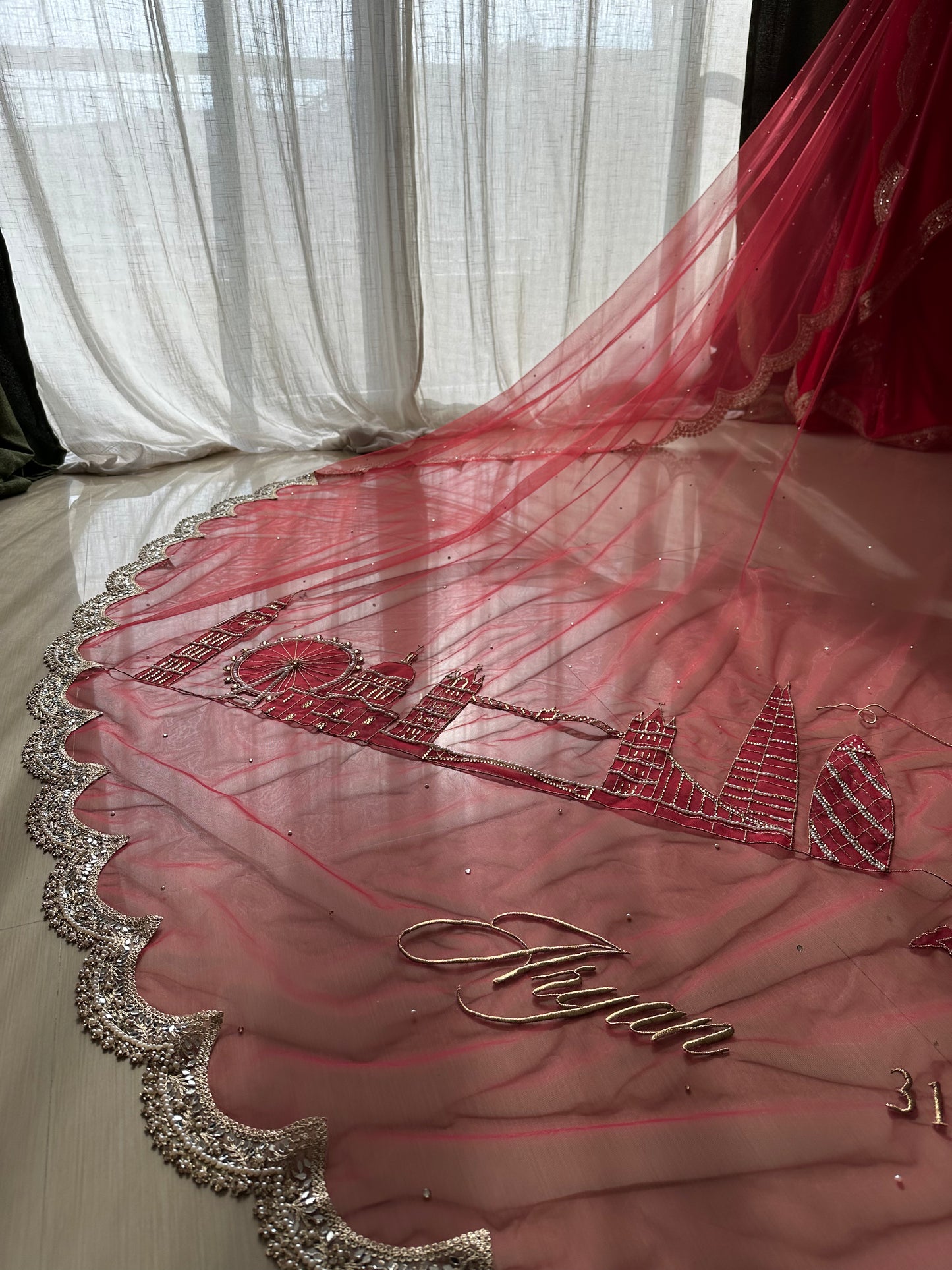 CitySoul : A Love Story Beyond Skylines — Delhi × London Veil