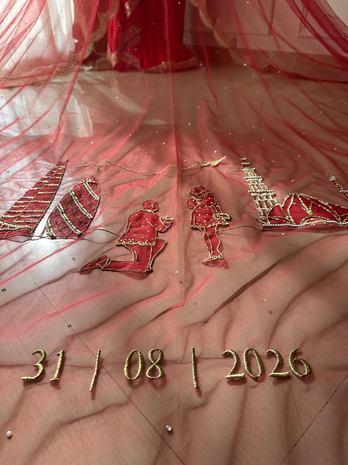 CitySoul : A Love Story Beyond Skylines — Delhi × London Veil
