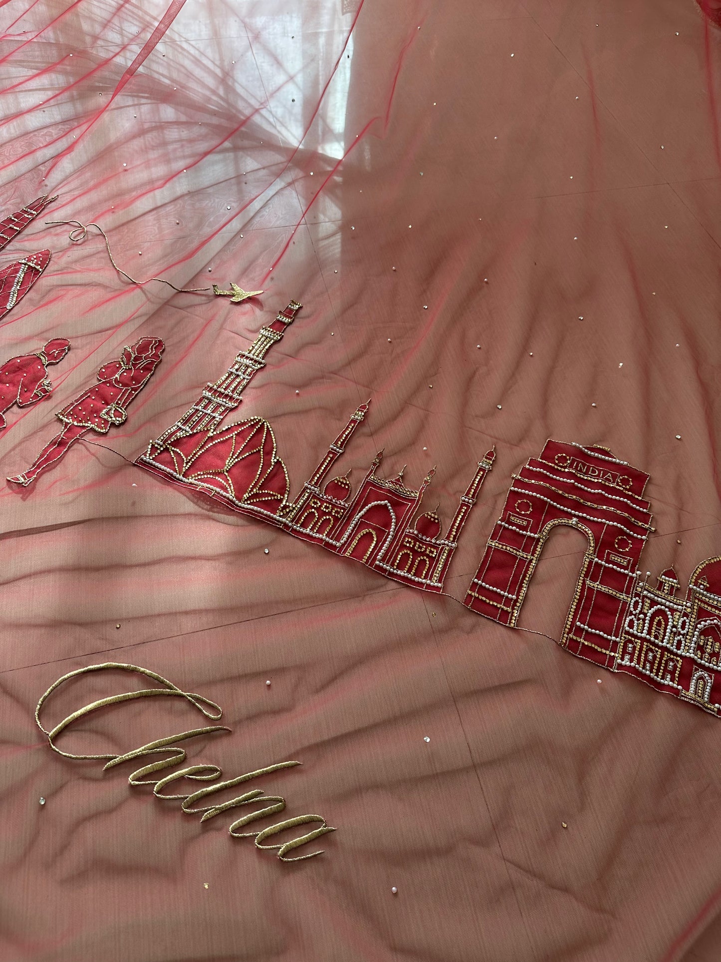 CitySoul : A Love Story Beyond Skylines — Delhi × London Veil