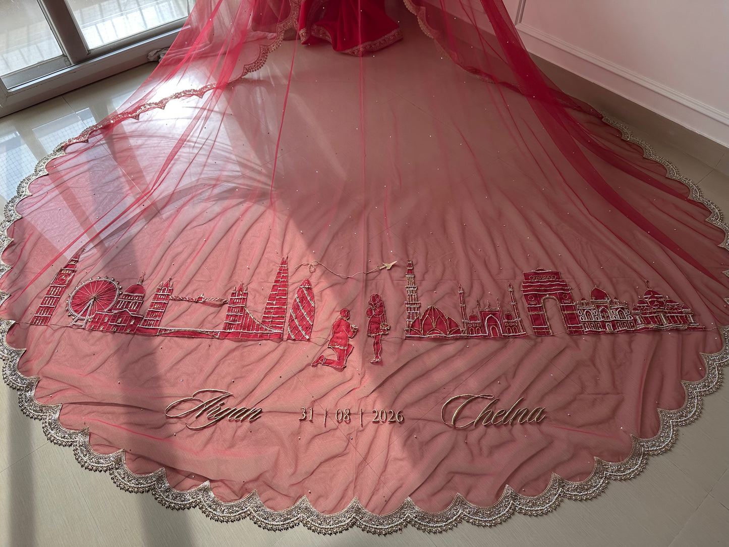 CitySoul : A Love Story Beyond Skylines — Delhi × London Veil