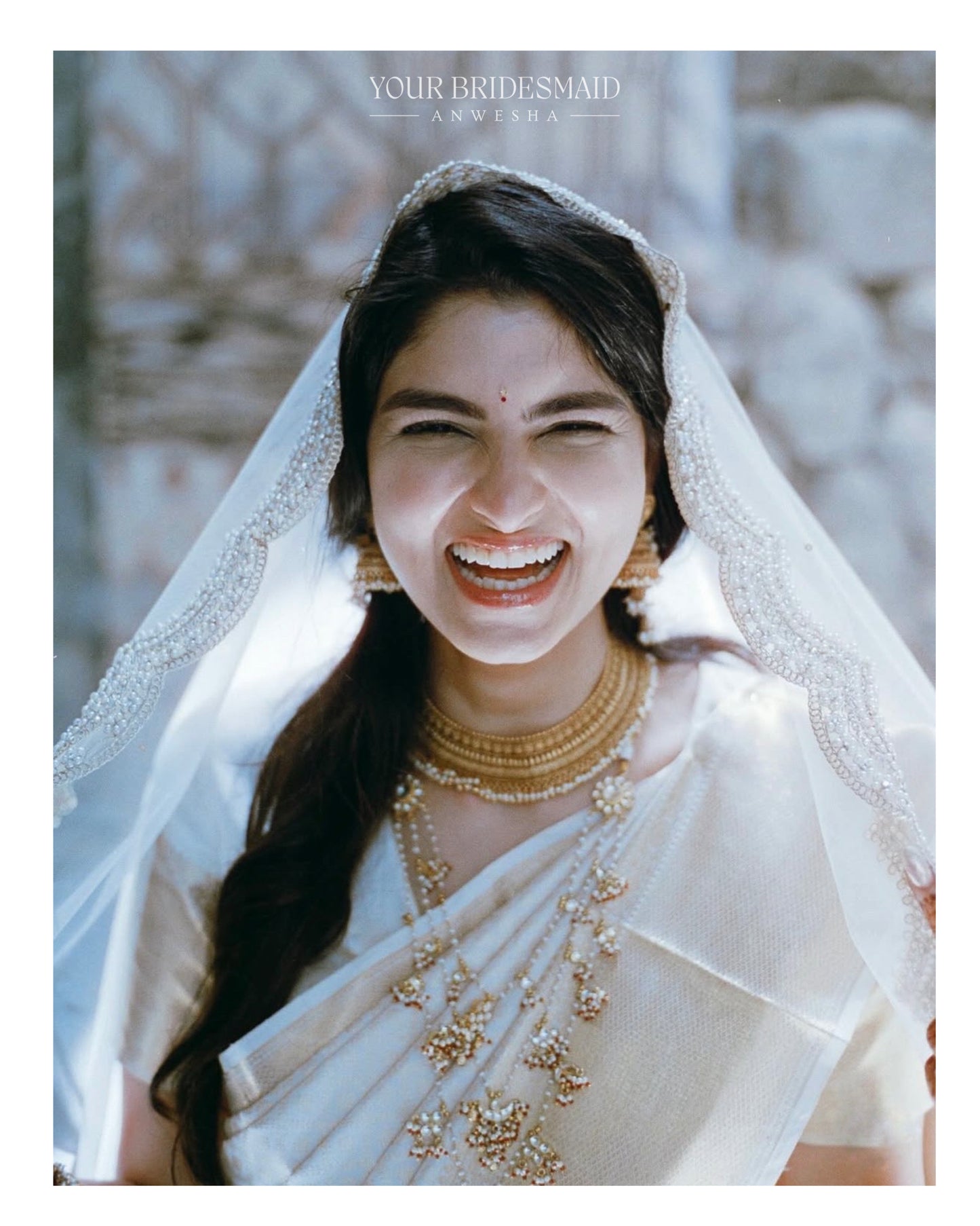 Memory Trail : Personalised Zodiac Ivory Cathedral Veil with Storytelling Embroidery